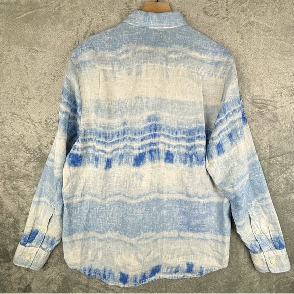 Tommy Bahama‎ Relax Ocean Tides Breezer Linen Shirt Large Tropical Breathable - Picture 3 of 14